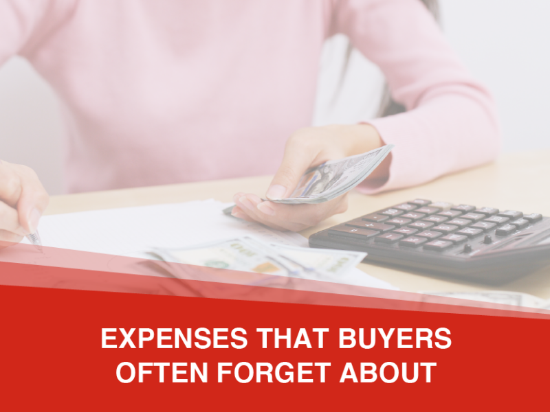 Expenses that Buyers Often Forget About
